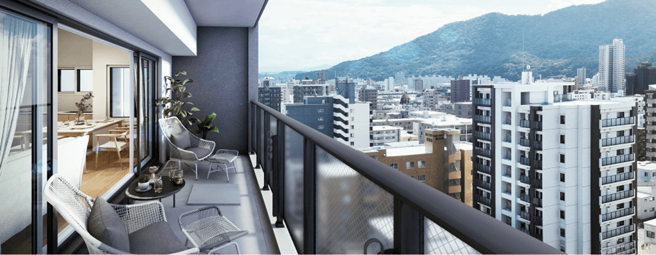 バルコニー完成予想CG