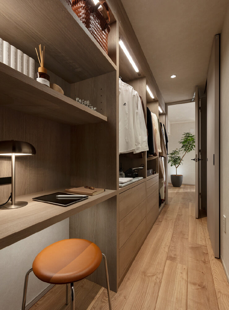 WALK THROUGH CLOSET