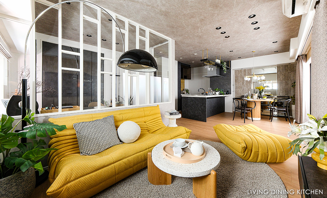 LIVING DINING KITCHEN