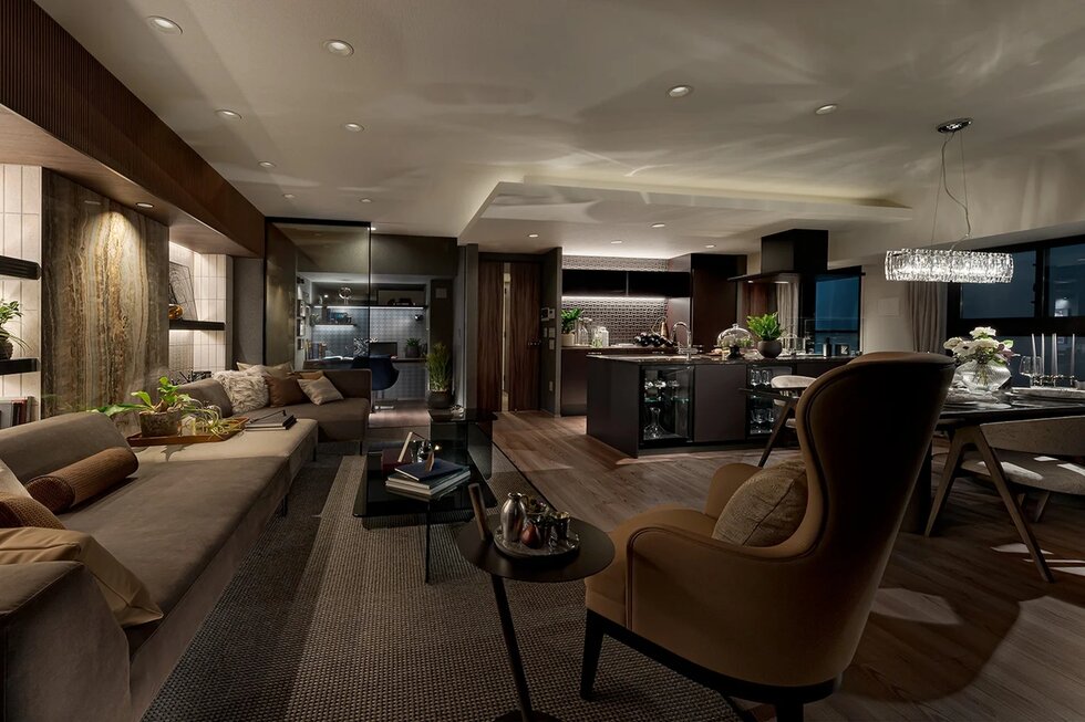 LIVING DINING KITCHEN