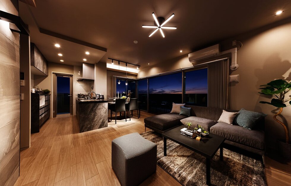 LIVING DINING KITCHEN