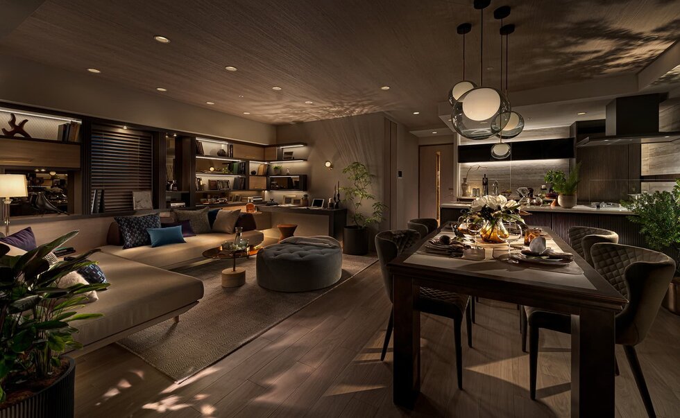 Living Dining Kitchen