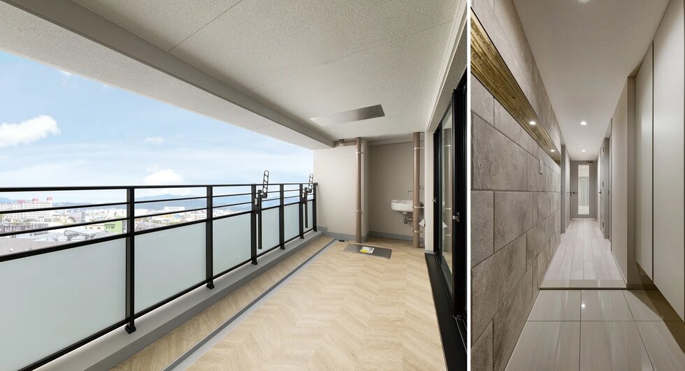 BALCONY＆ENTRANCE