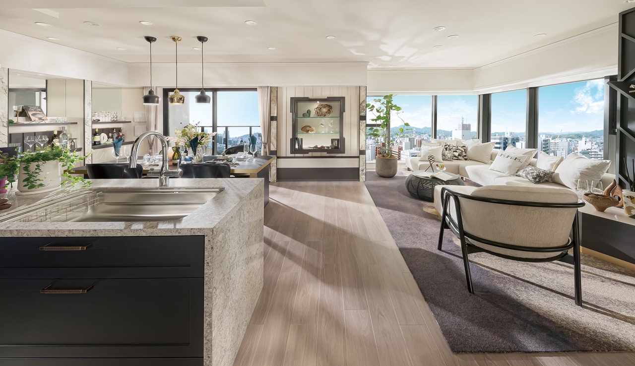 LIVING DINING KITCHEN