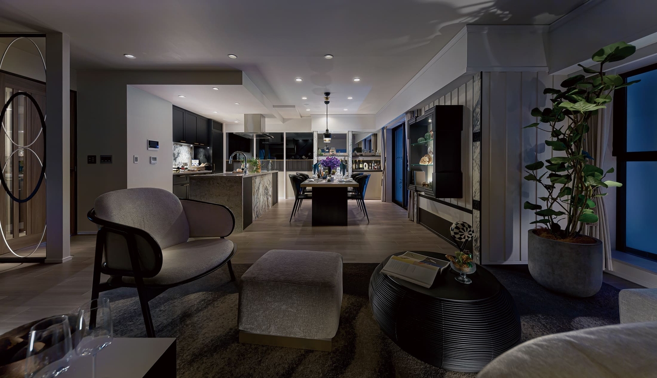 LIVING DINING KITCHEN