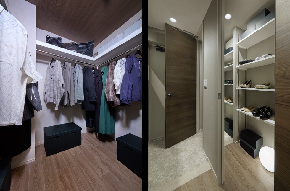 Walk in closet/Shoes cloak