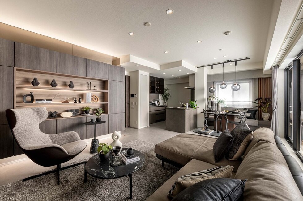 LIVING DINING KITCHEN