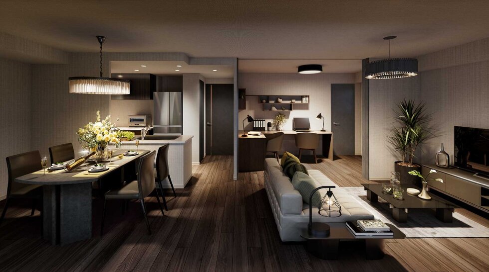 BM type
Living Dining Kitchen
BMタイプ室内完成予想CG