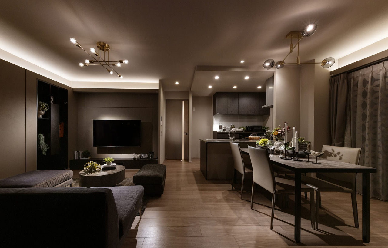 LIVING DINING KITCHEN