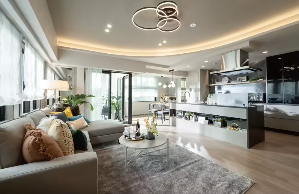 LIVING DINING KITCHEN