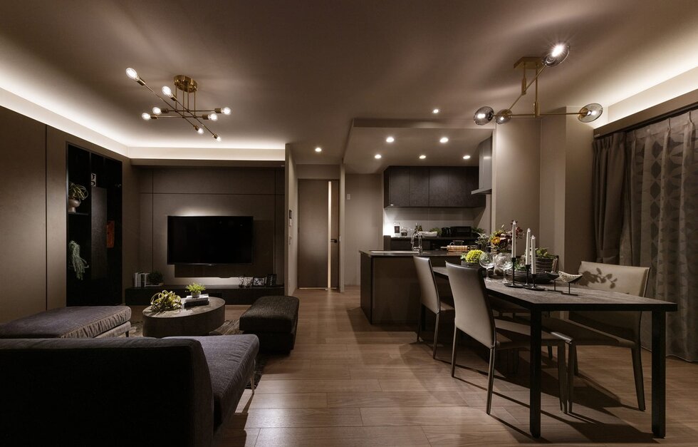 LIVING DINING KITCHEN