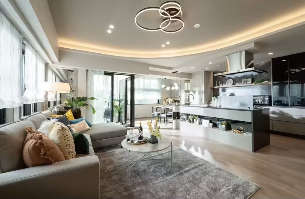 LIVING DINING KITCHEN