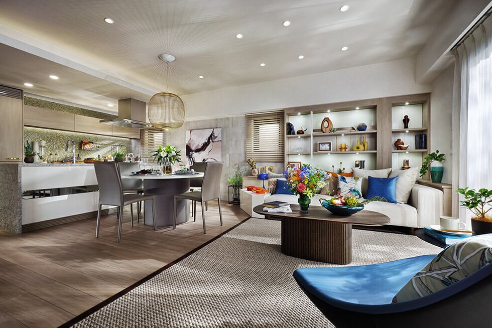 Living Dining Kitchen