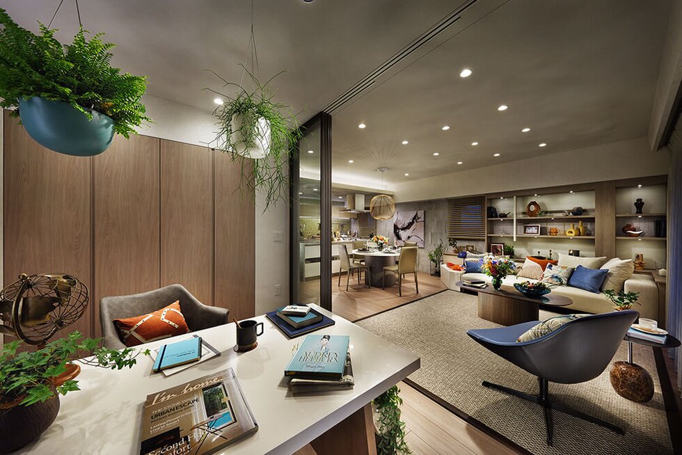 Living Dining Kitchen