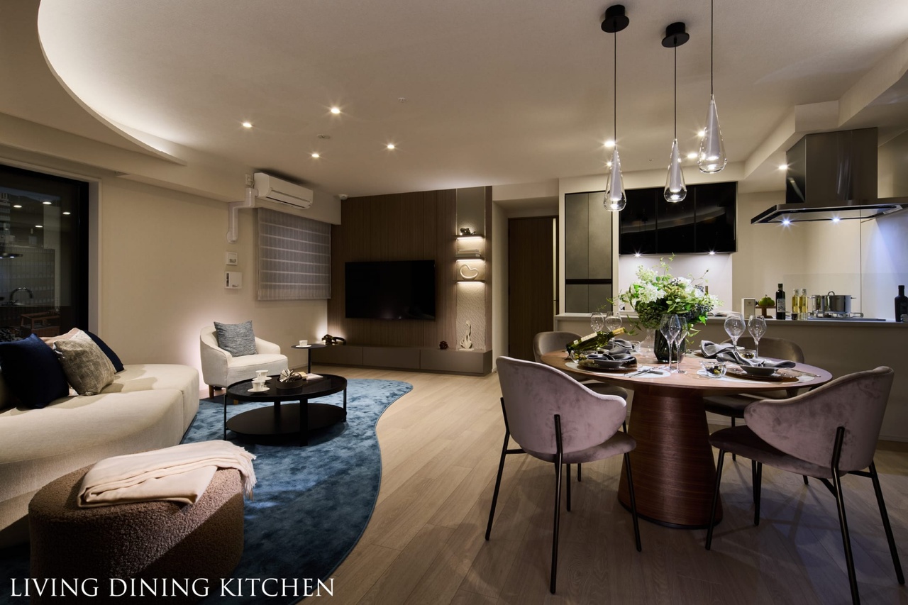 LIVING DINING KITCHEN
