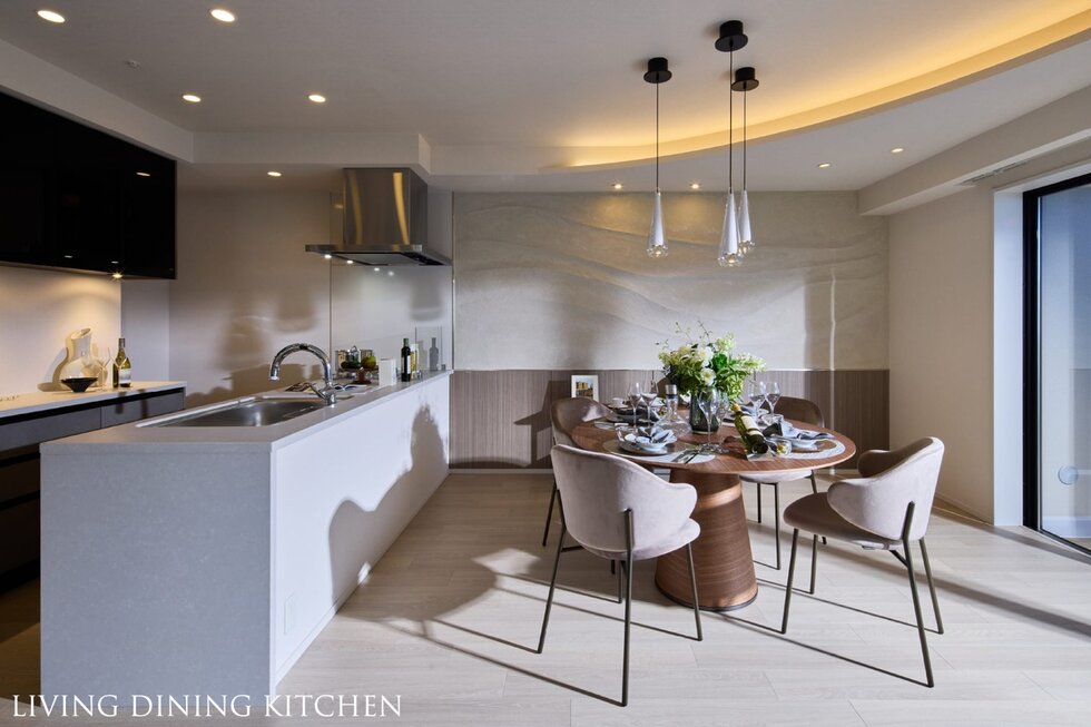 LIVING DINING KITCHEN