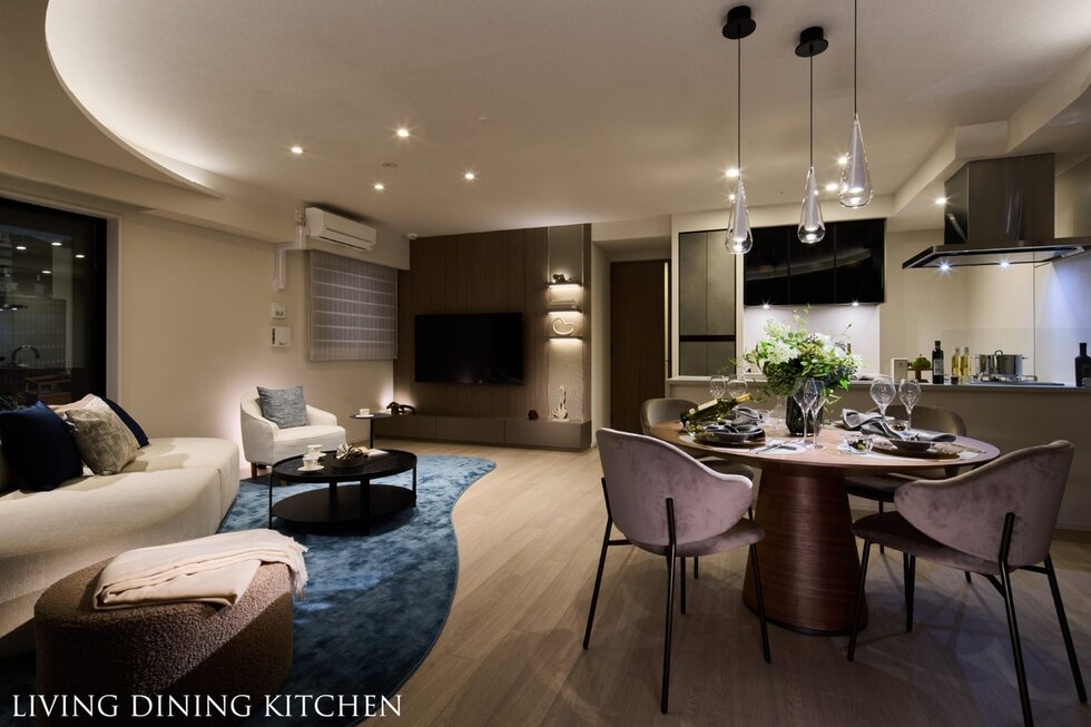 LIVING DINING KITCHEN