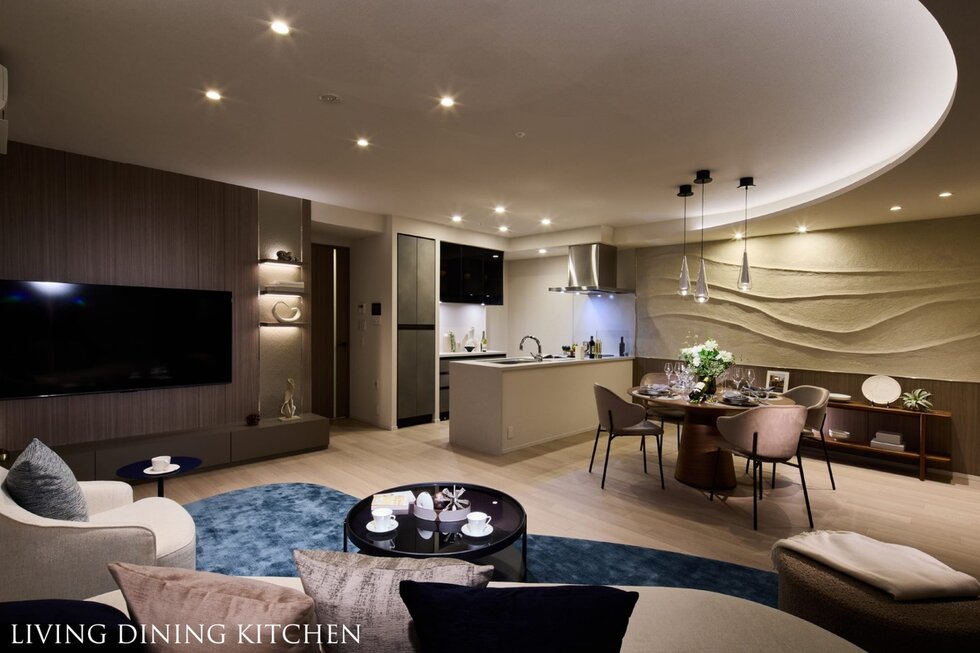 LIVING DINING KITCHEN