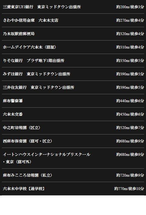 <公共施設・金融機関・教育施設>