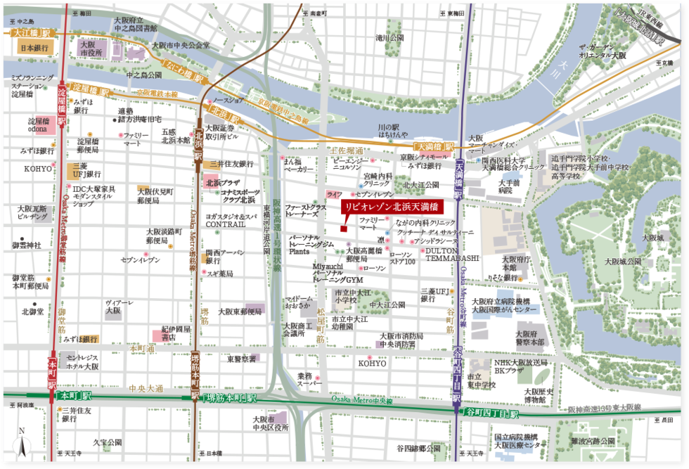 周辺環境案内図