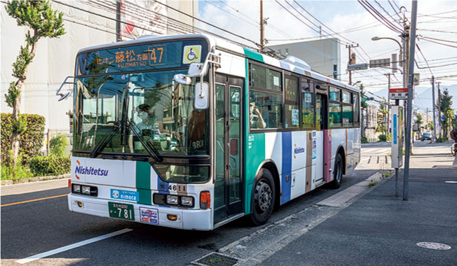 別院通バス停（小倉駅方面）