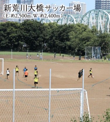 新荒川大橋サッカー場