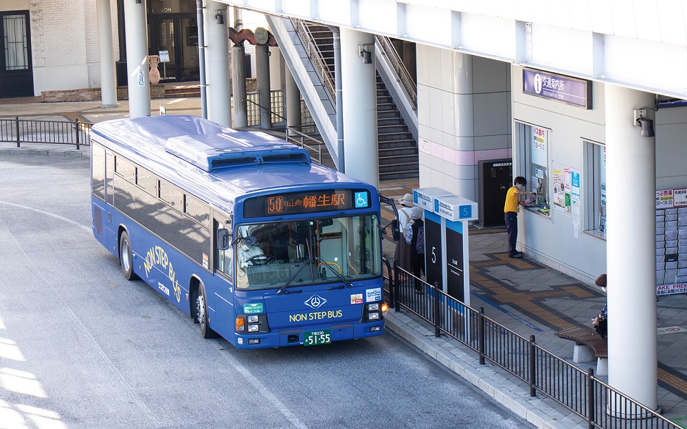 「下関駅前」バスターミナル