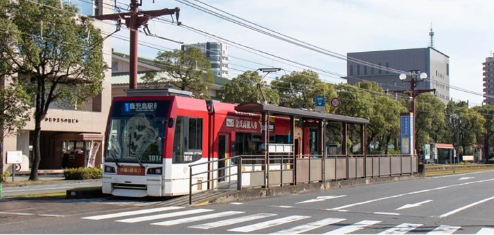 「甲東中学校前」電停