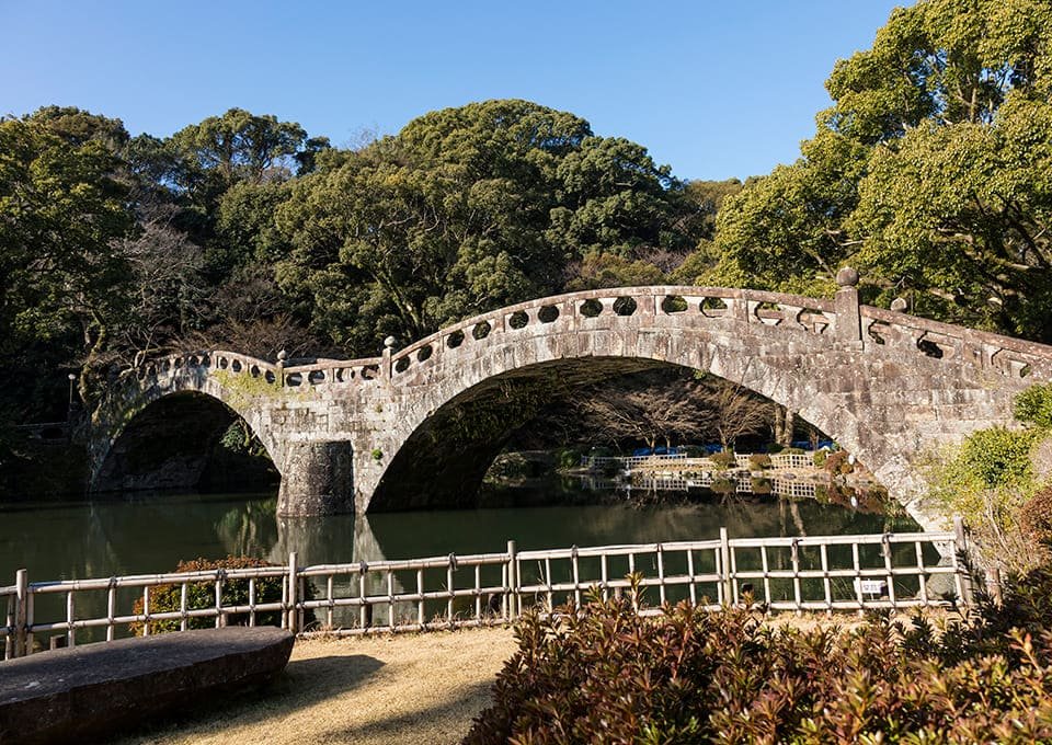 諫早公園(眼鏡橋)