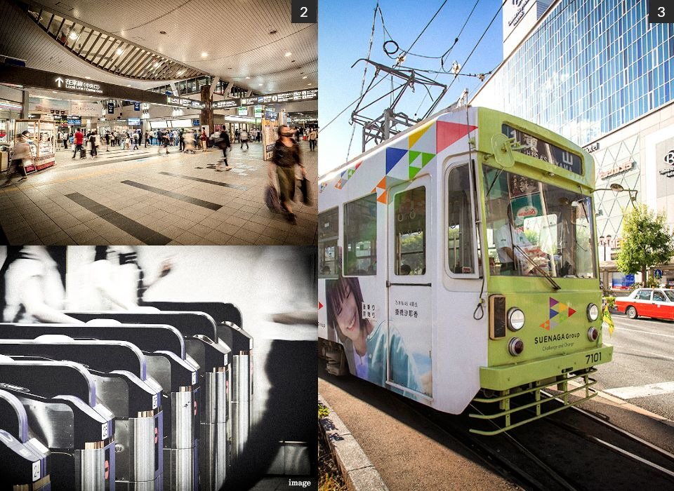 岡山電気軌道 東山線・清輝橋線「岡山駅前」電停