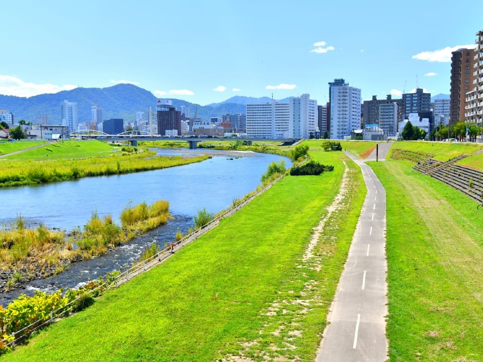 豊平川河川敷