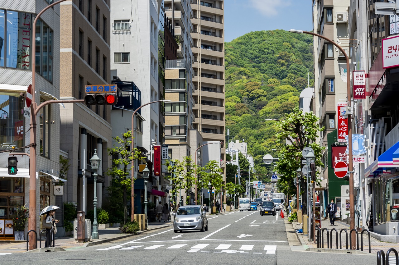 トアロード 現地周辺の街並み