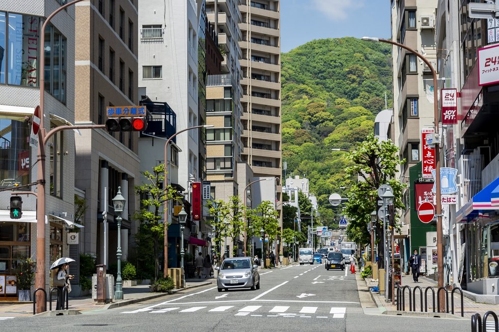 トアロード 現地周辺の街並み