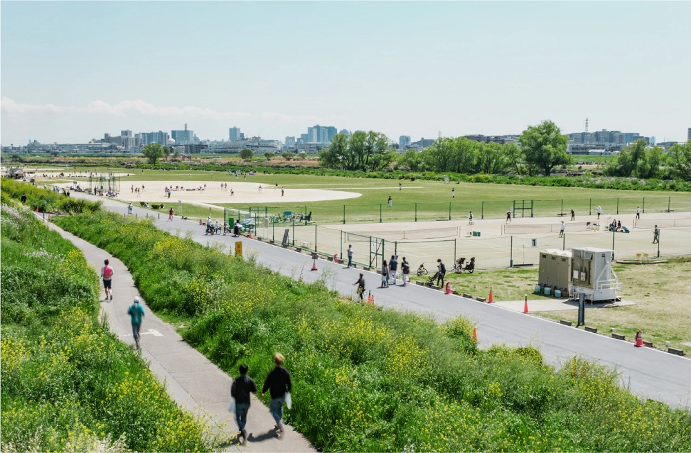 多摩川ガス橋緑地