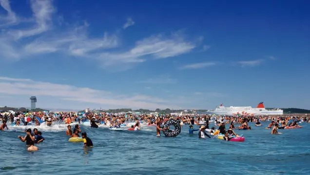 大洗サンビーチ海水浴場