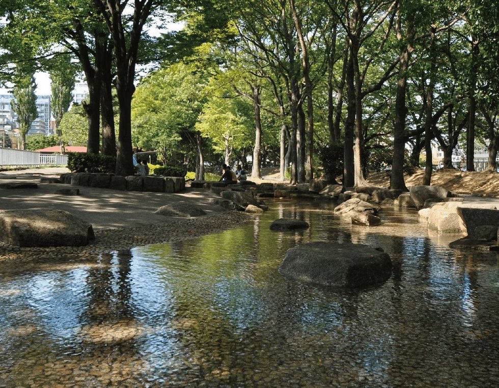 猿江恩賜公園 じゃぶじゃぶ池