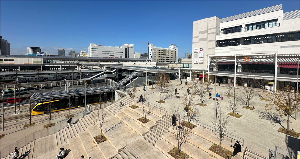 JR「宇都宮」駅東口