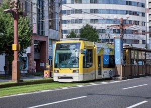 市電「高見馬場」電停