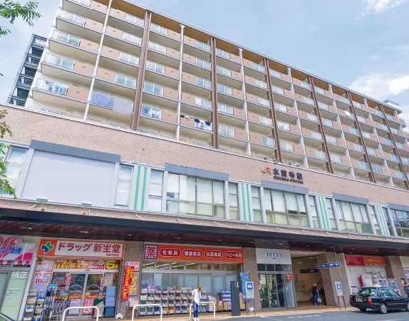 JR「水前寺」駅