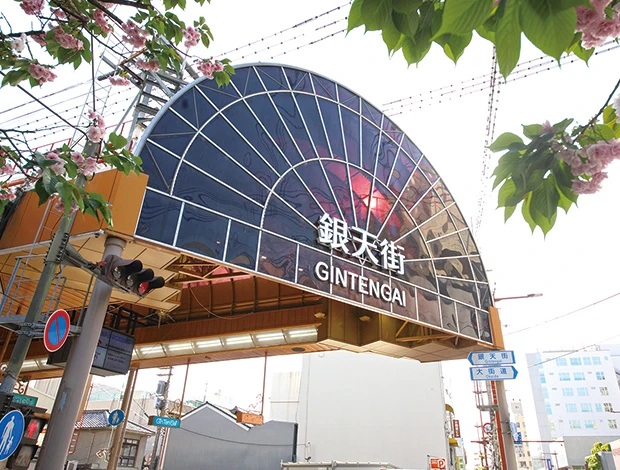 銀天街商店街