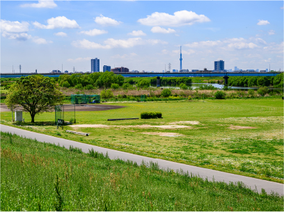 古ケ崎河川敷スポーツ広場