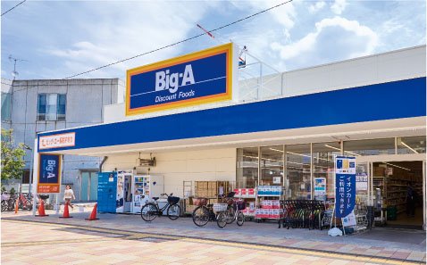 ビッグ・エー 鶴瀬東ロータリー店