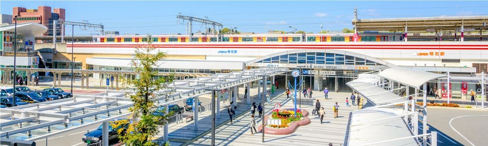 JR「明石」駅・山陽「山陽明石」駅