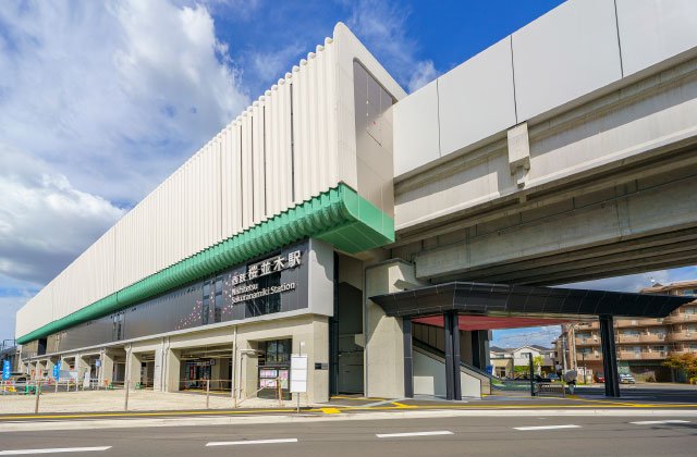 西鉄大牟田線「桜並木」駅