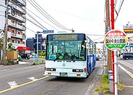鹿児島交通「国分中央公園」バス停(北側)