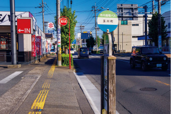 日田バスひたはしり号「玉川町」バス停