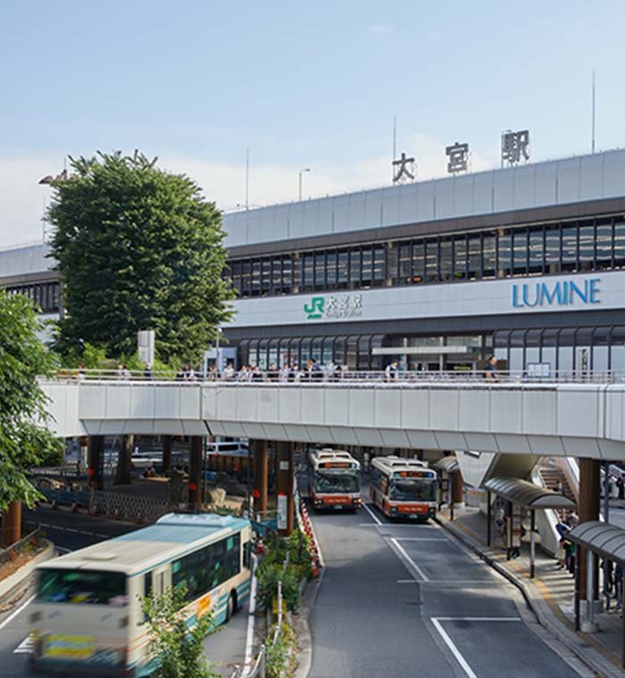 JR「大宮」駅東口
