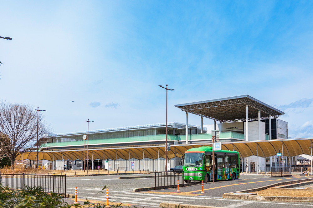 JR「北長瀬」駅