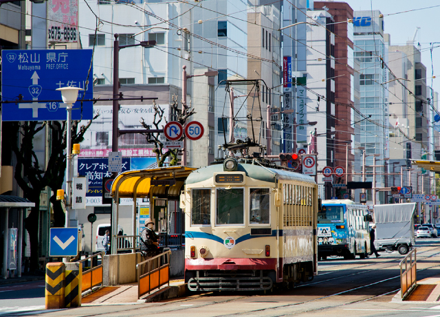 とさでん交通「堀詰」電停
