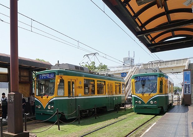 鹿児島市交通局「郡元」電停